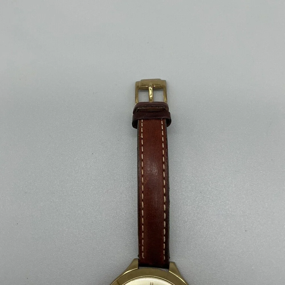 Michael Kors MK2256 Womens Watch 42mm Brown Leather Wrap Strap New Battery